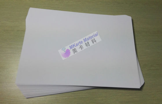 Ukuran A3 0.76mm Sablon Sutra Lembar Inti PVC