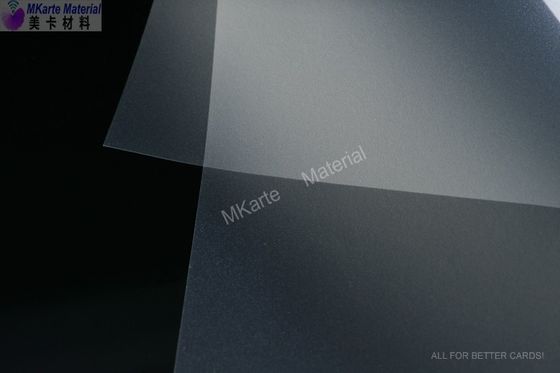 0.08mm Ukuran A3 Lapisan PVC Dilapisi Untuk Bahan Tubuh Kartu PVC