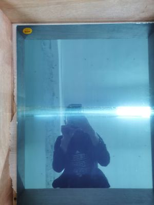 0.8mm A3 Ukuran Kartu Laminasi Plat Baja Cermin / Finish Glossy