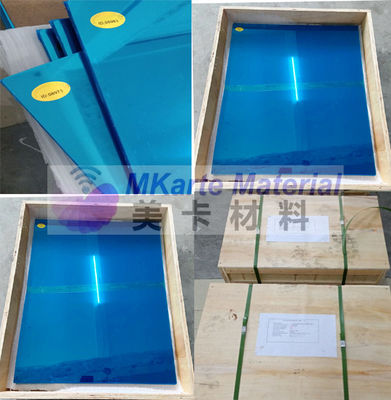 Ukuran Disesuaikan Pelat Baja Laminating Sedikit Matte Finish Untuk Laminasi Kartu Pvc