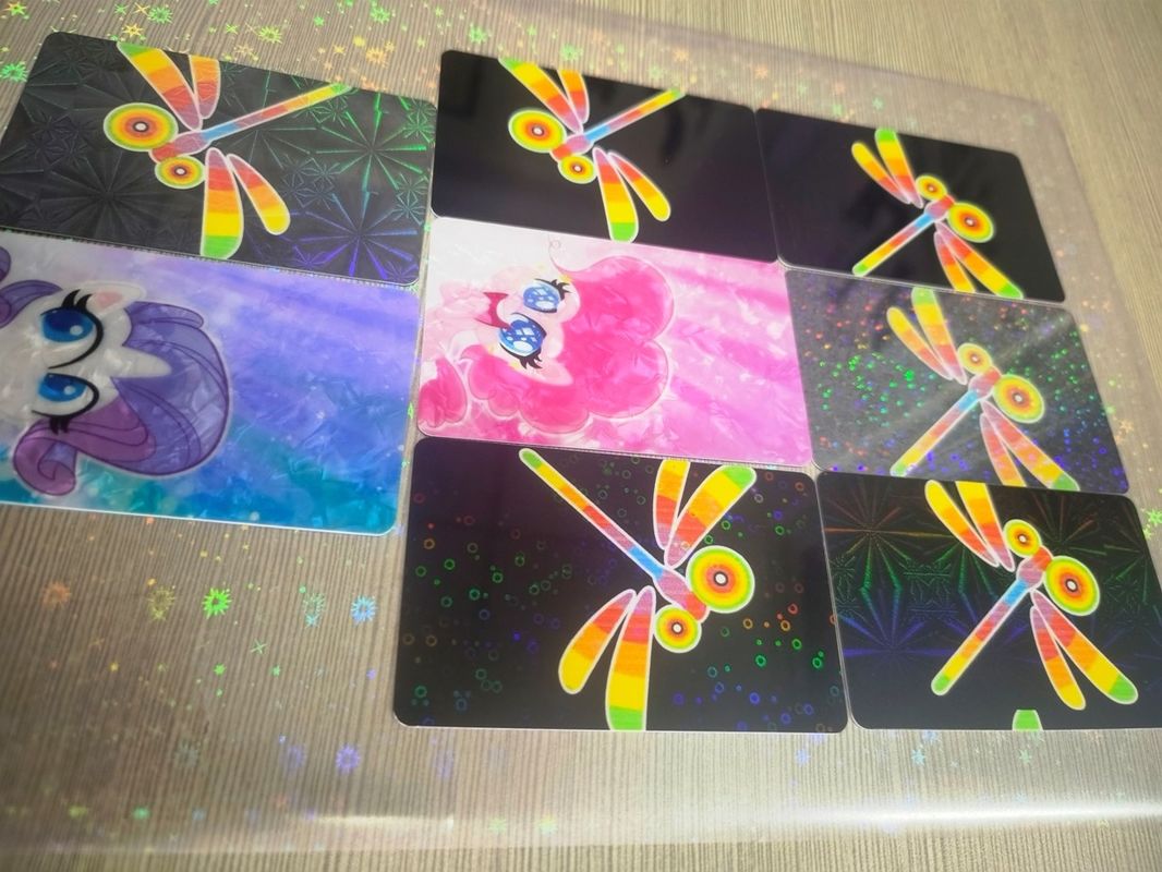 Hologram Overlay Untuk Kartu Khusus / Laser Film Film / PVC Coated Ovelay / Laser Hologram