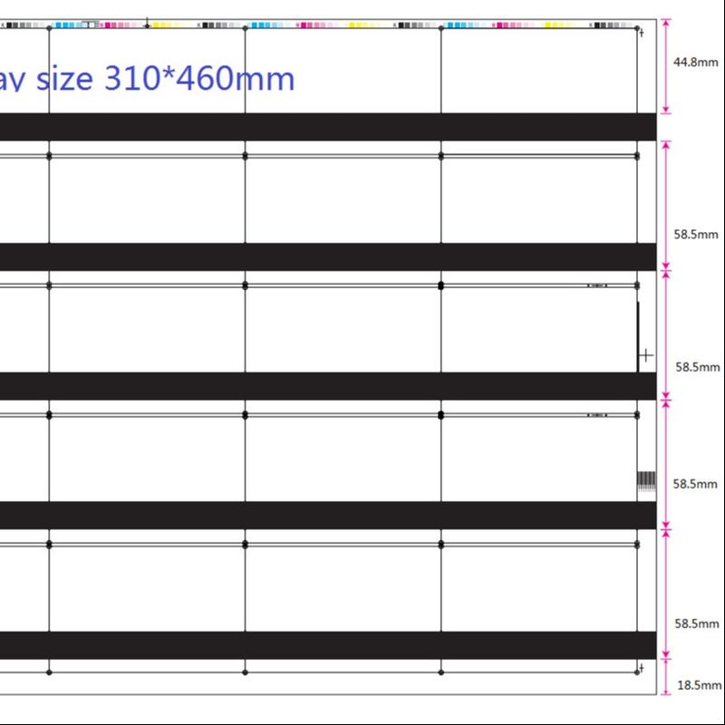 110-150C Laminasi Suhu Hico 0,06mm Magnetic Strip Coated Overlay Untuk Kartu Magnetik