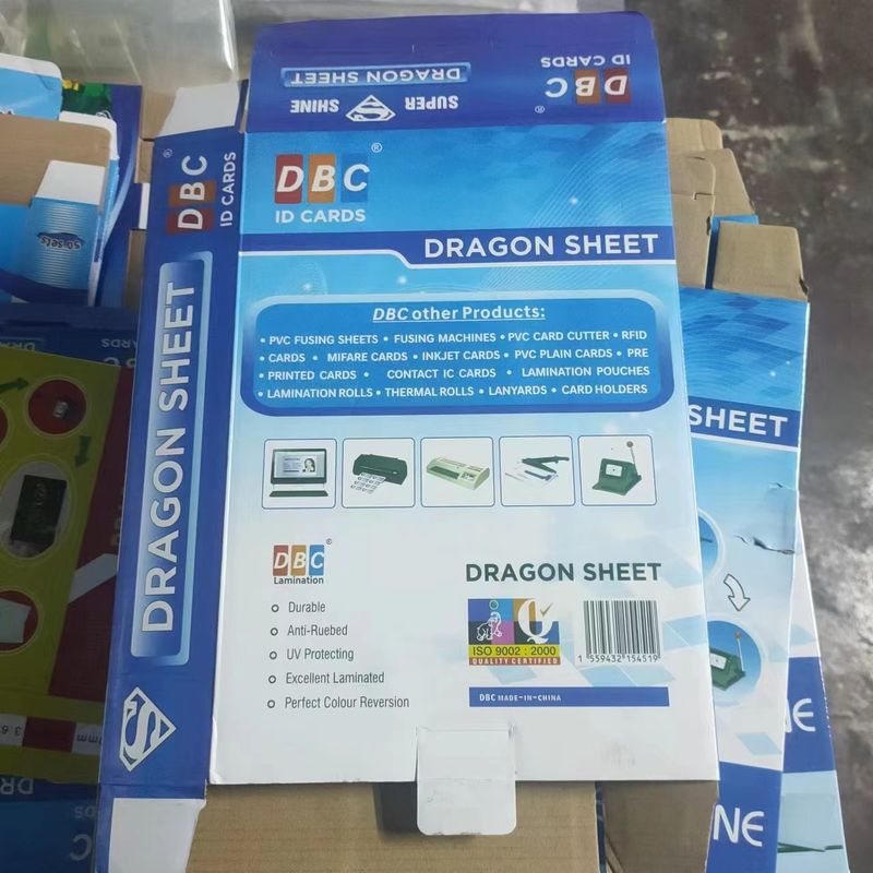 Percetakan Kartu PVC Non Lamination Sheet 0.15mm + 0.46mm + 0.15mm Inkjet Printing Digital Printing Sheet