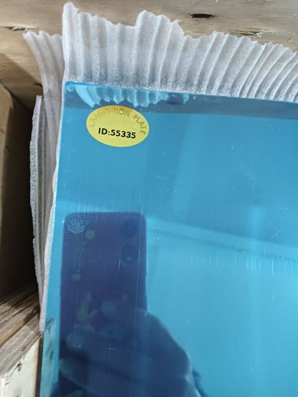 0.4-1.0mm Ketebalan stainless steel 430BA Laminated Steel Plate dengan Glossy Finish Kedua Sisi untuk Produksi Smart Card