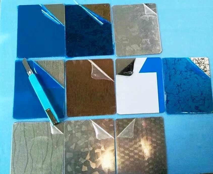 Kekerasan Permukaan HRC19 Pelat Baja Laminasi Stainless Steel 430BA Untuk Laminasi Kartu Plastik