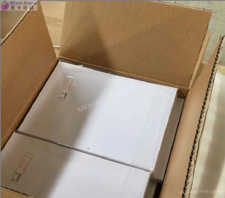 Lembar Pencetakan Inkjet Transparan Lembar Inti Pvc Putih Lembar Inkjet Transparan