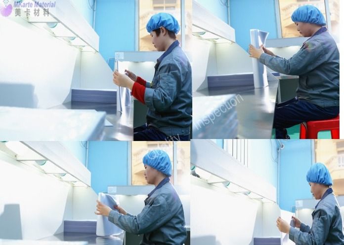 Film Pelapis PVC Tahan Gores dengan Offset Penurunan Lambat, Ketebalan 0,04-0,10mm untuk Laminasi Kartu