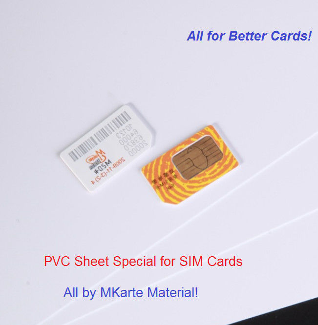 Bahan Lembar Khusus Lembar Plastik Pvc Untuk Pembuatan Kartu SIM