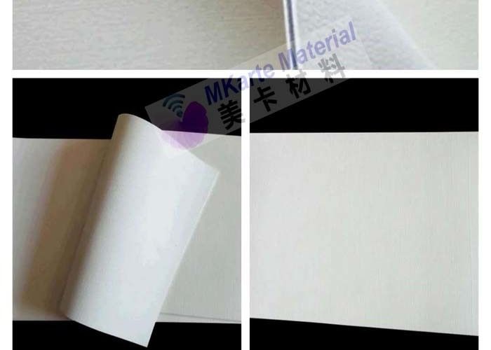 A4 3mm Putih Dilaminasi Pad Bahan Wol Merasa Bantal Untuk Laminasi Kartu RFID