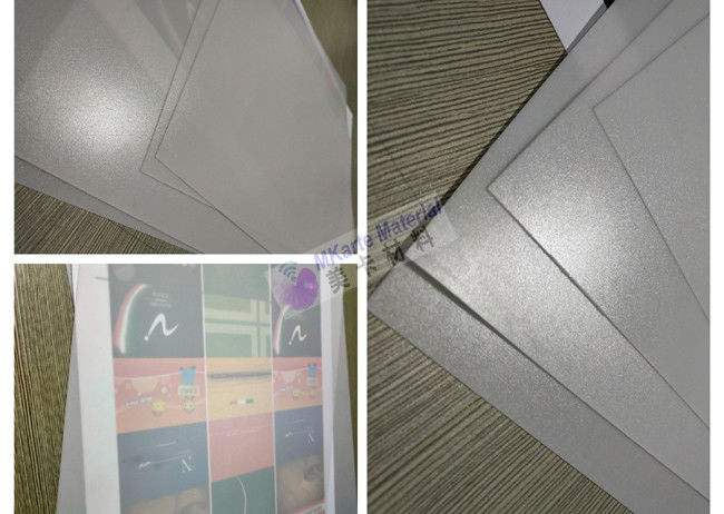 Hot Press Laminasi Kartu Cerdas Bahan PETG Lembar Inti Kartu Plastik