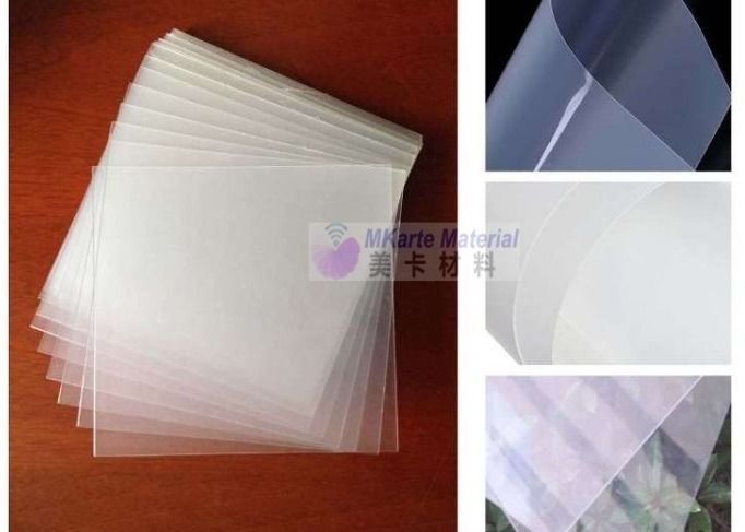 Anti-Fog PETG Clear Sheet Inti Kartu Plastik Untuk Produksi Tubuh Kartu PETG