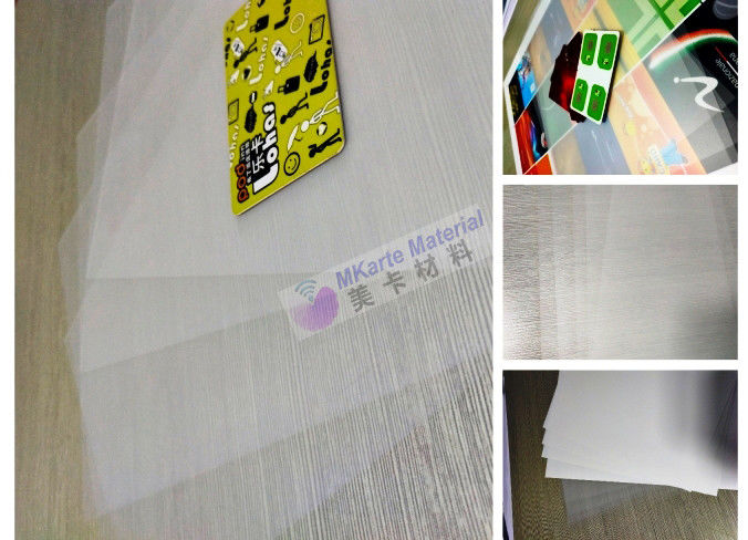 PC Film Cocok untuk Laser Engraving Lembar Plastik PC Untuk Produksi Kartu PC